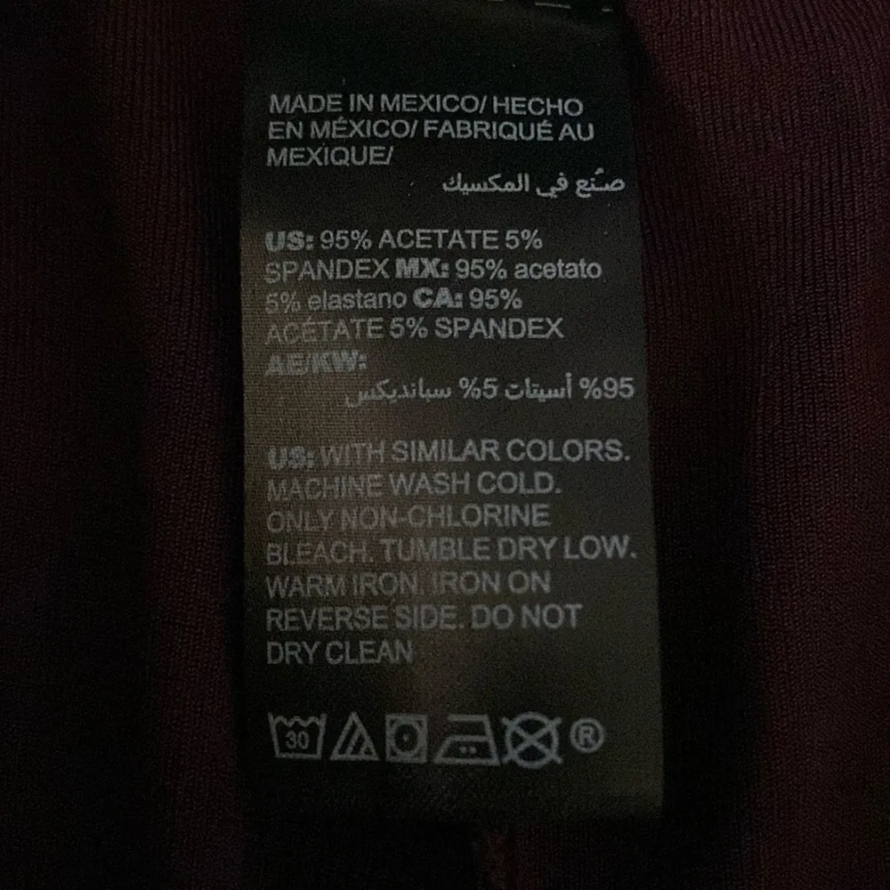 CHICO’S set TRAVELERS cardigan and no tummy pull on pants burgundy NEW size 12 - Image 8