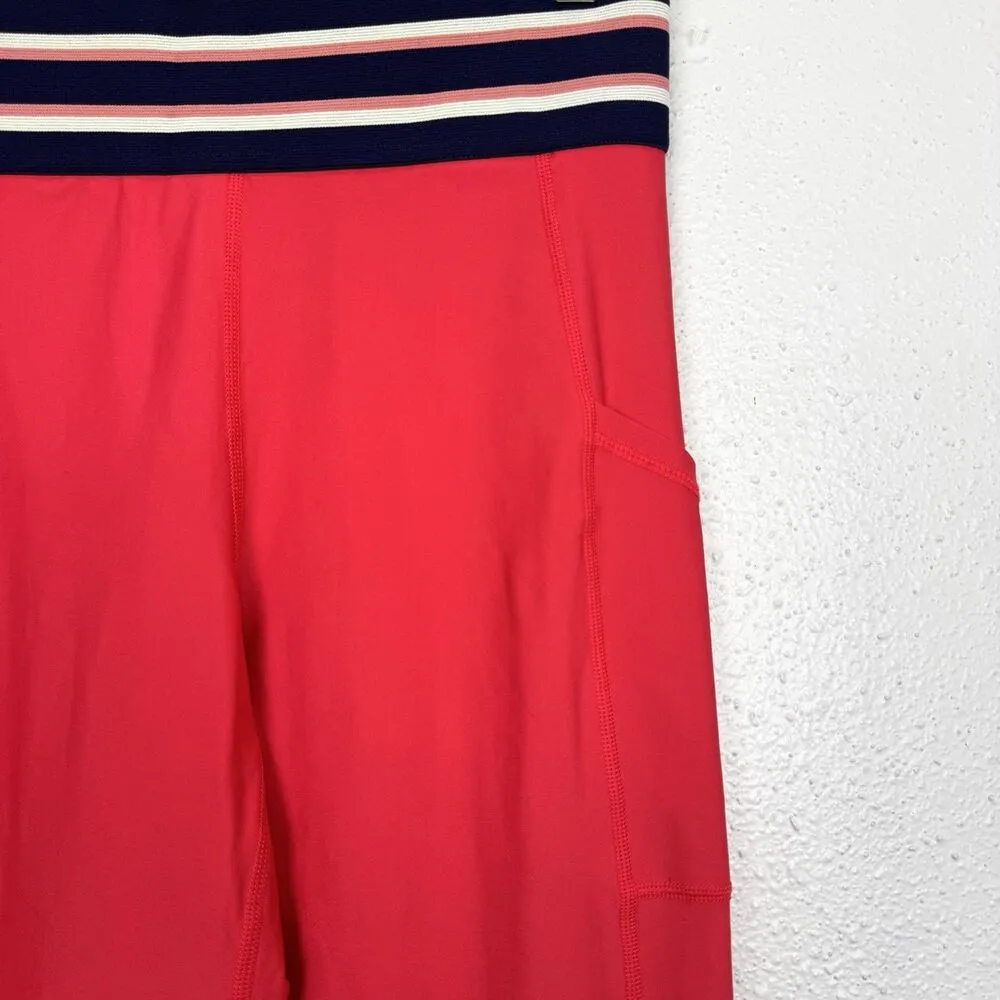 Aerie Red High Rise Leggings Size L Chill Play Move Athleisure Workout Running - Image 4