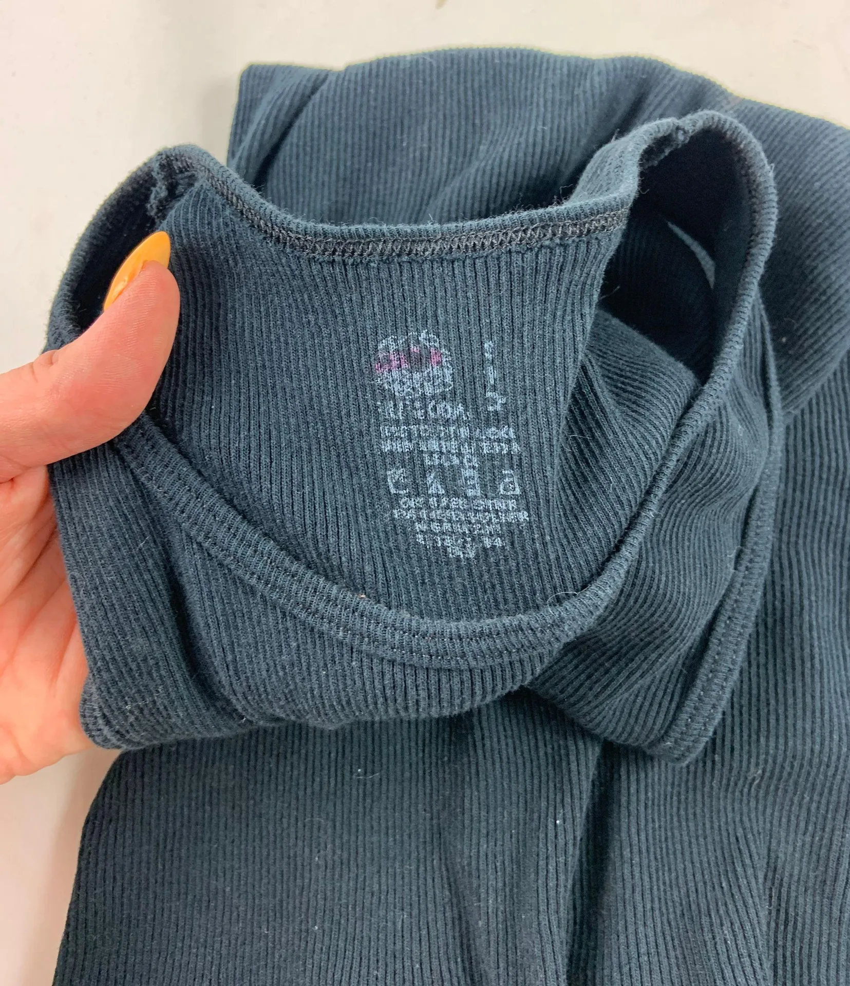 SM  Black Rubber Tank Top - Image 4