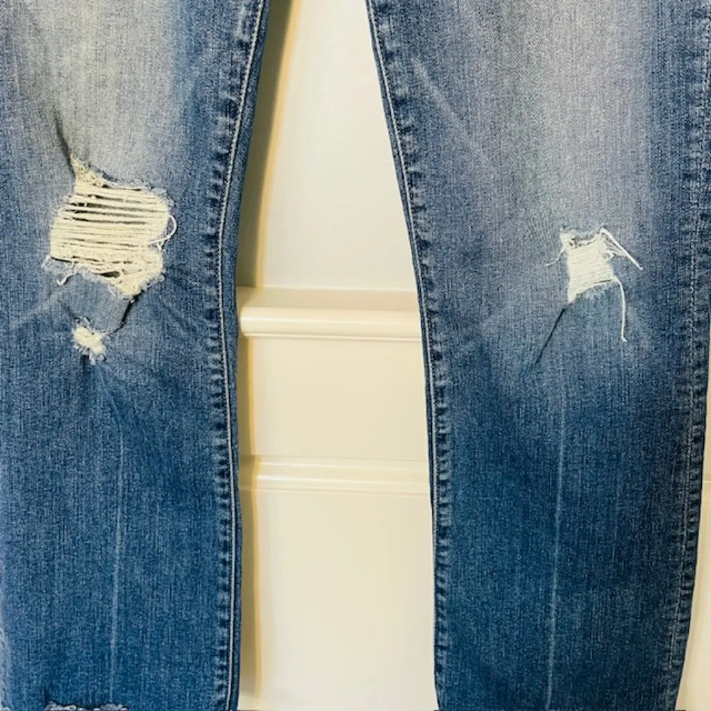 Mother Jeans The Insider Crop Step Chew Denim Jean Dancing On Coals size 26 Blue - Image 6