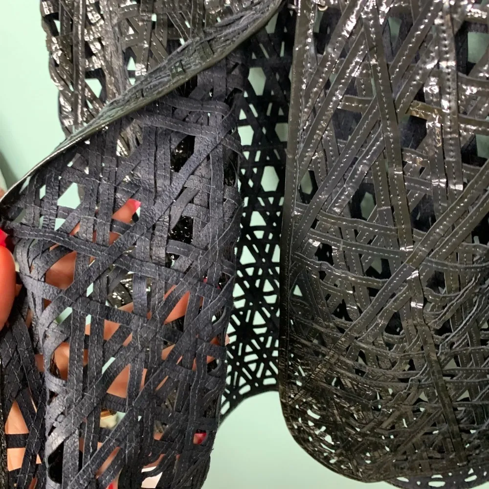 Salvatore Ferragamo Leather cutout jacket Size 38 - Image 7