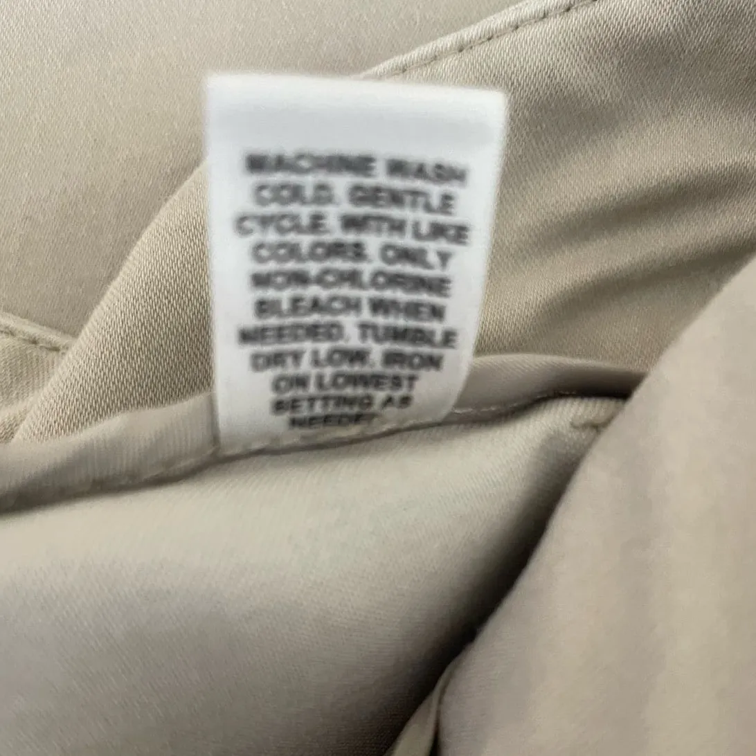 Cato Women‎ Bermuda Chino Shorts Size 12 Beige  Straight Leg Neutral Effortless - Image 8