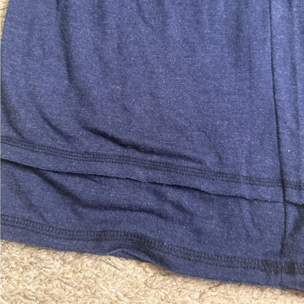 Cacique Navy Blue Drawstring French Terry Lounge Sleep Pajama Pants - size 14/16 - Image 2