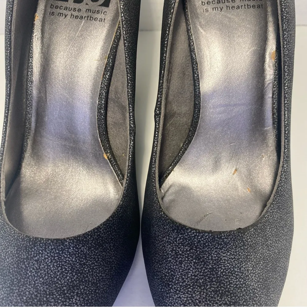 BC Because Music Is My Heartbeat Shoes Heels Pump Size 7 Black - Image 7
