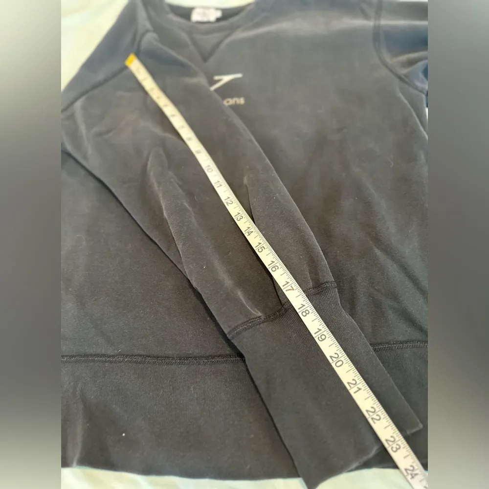 VTG 90s Womens Sz:M Calvin Klein Jeans Embroidered Black Graphic Sweatshirt. - Image 4