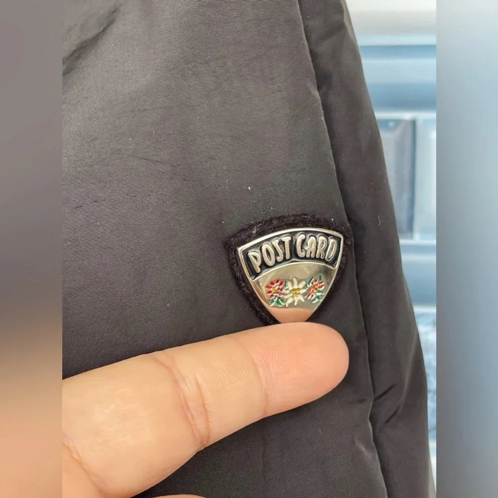 POST CARD FOX FUR TRIM JACKET SIZE 8 Black - Image 10