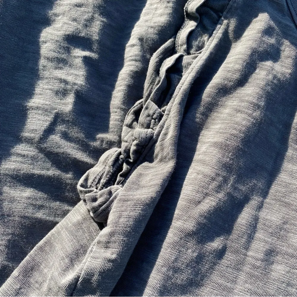 (M)- Universal Thread Women's Ruffle Tank Dress - Gray - Image 4