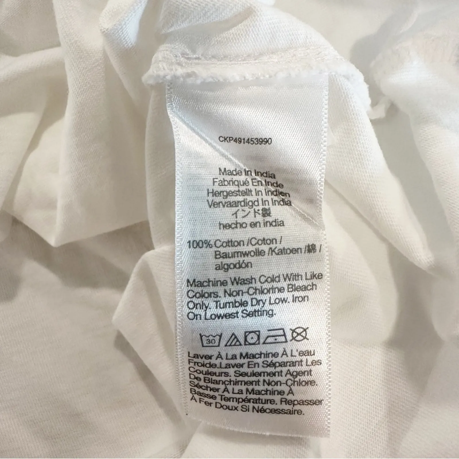 Madewell Top Womens Puff-Sleeve Tee‎ Short Basic Everyday Staple White Size S - Image 9