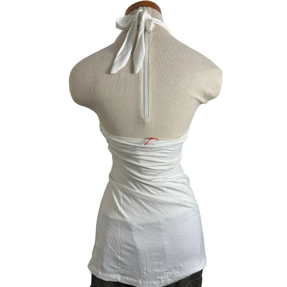 Joie  rhinestone halter top new with tags small - Image 3