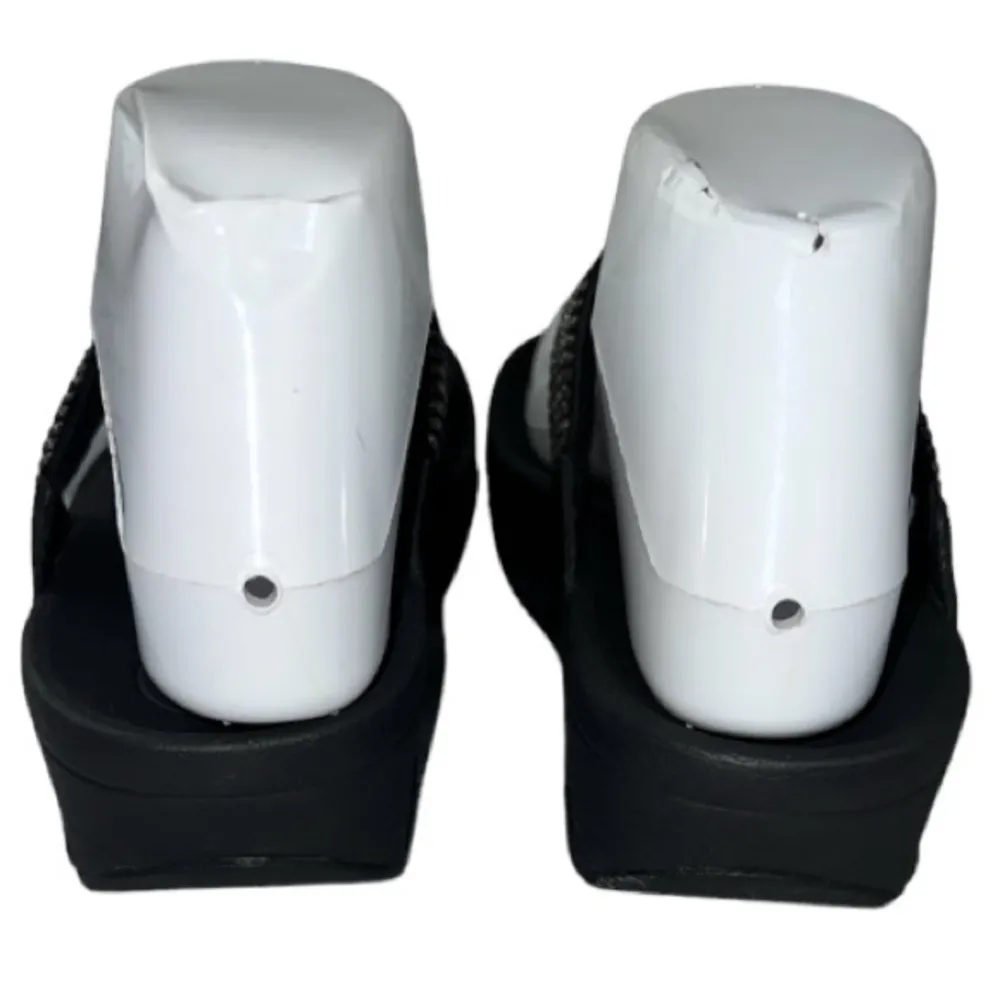 Fitflop Flare Rhinestone thong Comfort Wedge Slip On Sandals Size 6 - Image 3