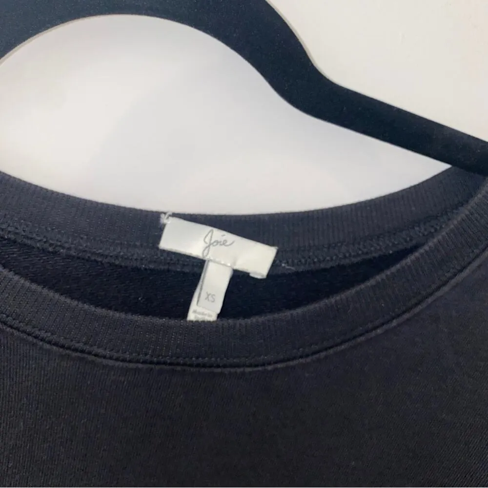 Joie Black Pink Embroidered "Don't You Know You're a Shining Star" Sweatshirt XS - Image 5