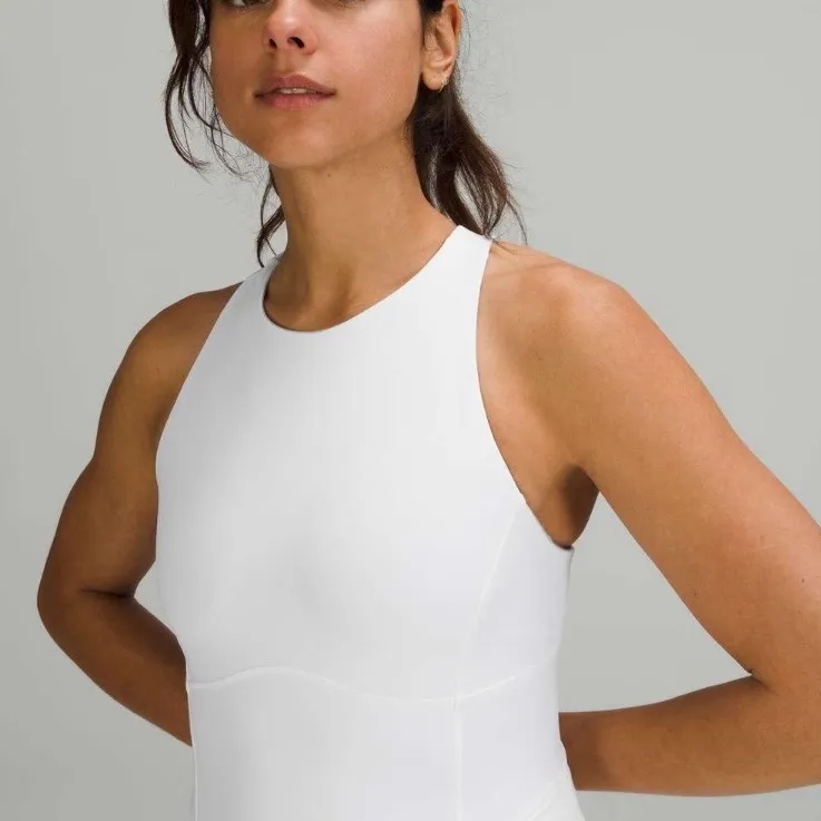 Lululemon Court Crush Dress White Tennis Golf Pickleball NWT Size 6 - Image 4