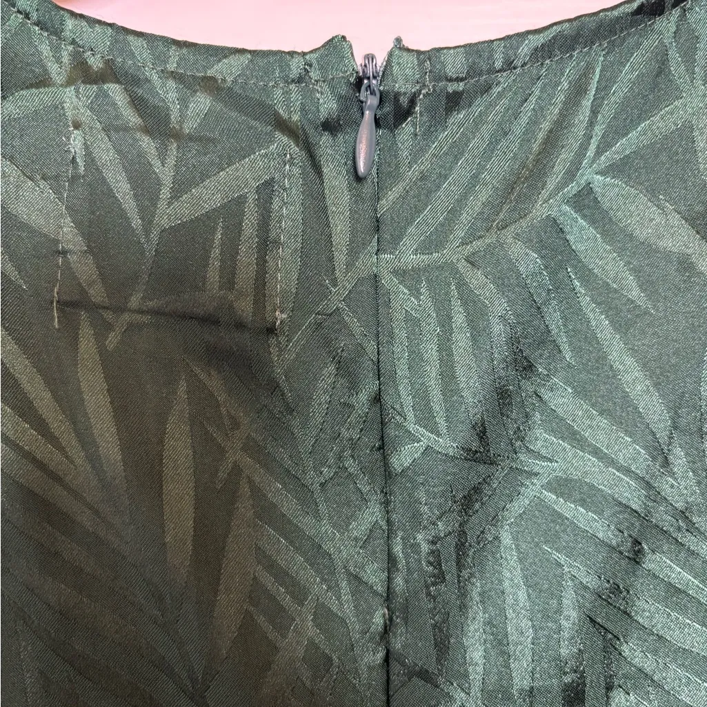 Hello Molly Emerald Green Jacquard Mini Dress Holiday Party Formal S - Image 10