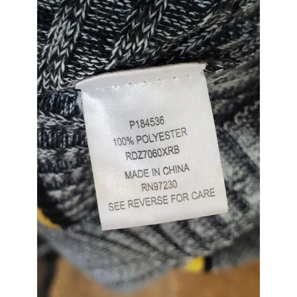 Almost Famous Women's Gray Polyester Scoop Neck Long Sleeve Bodycon Dress XL - Image 8