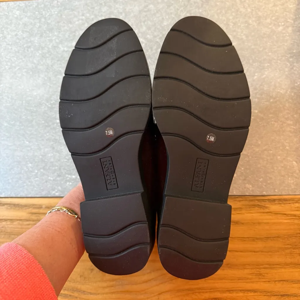 Alfani Galilyao Step ‘N Flex Loafer Flats Dark Berry Patent Leather 7.5 NIB - Image 6