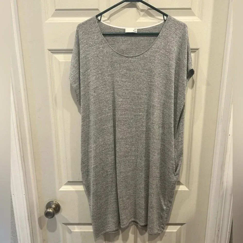 Aritzia Wilfred Free Gray‎ Lorelei Dress size Medium - Image 4