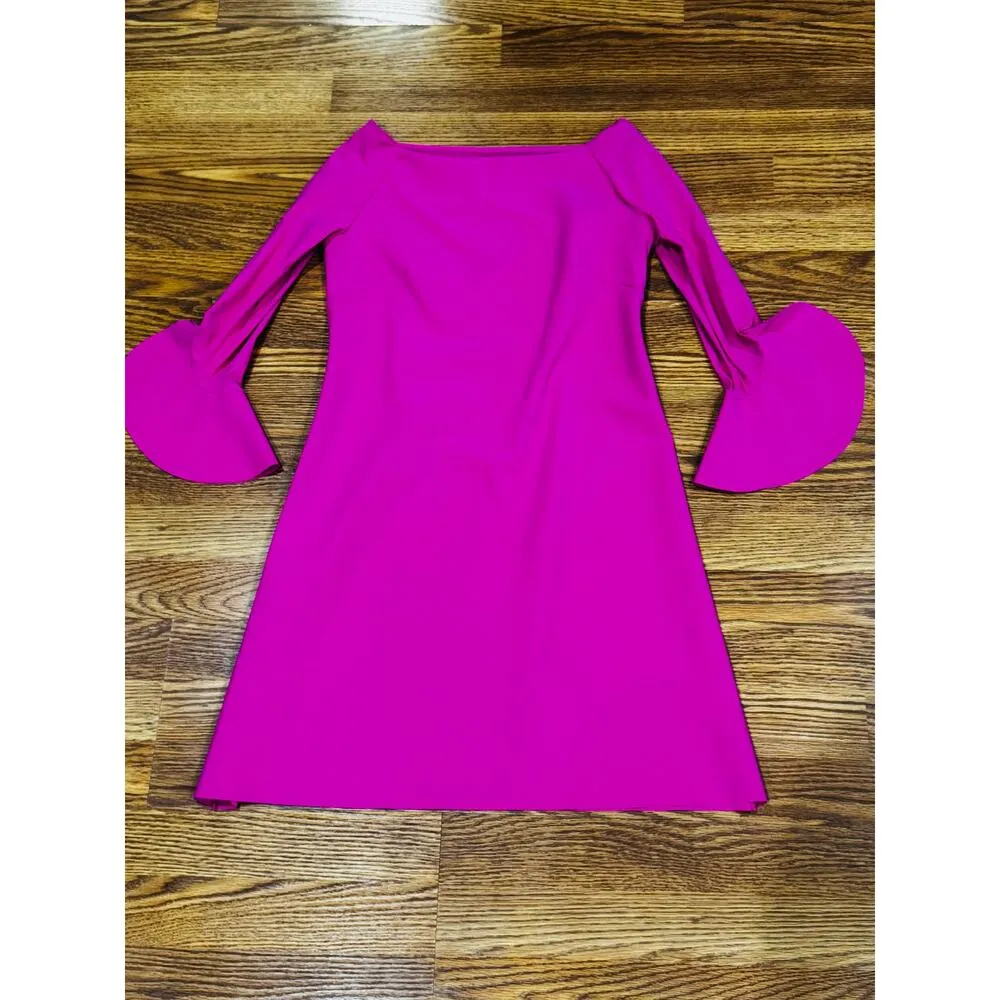 Chiara Boni La Petite Robe magenta Sheila 3/4 - Image 12