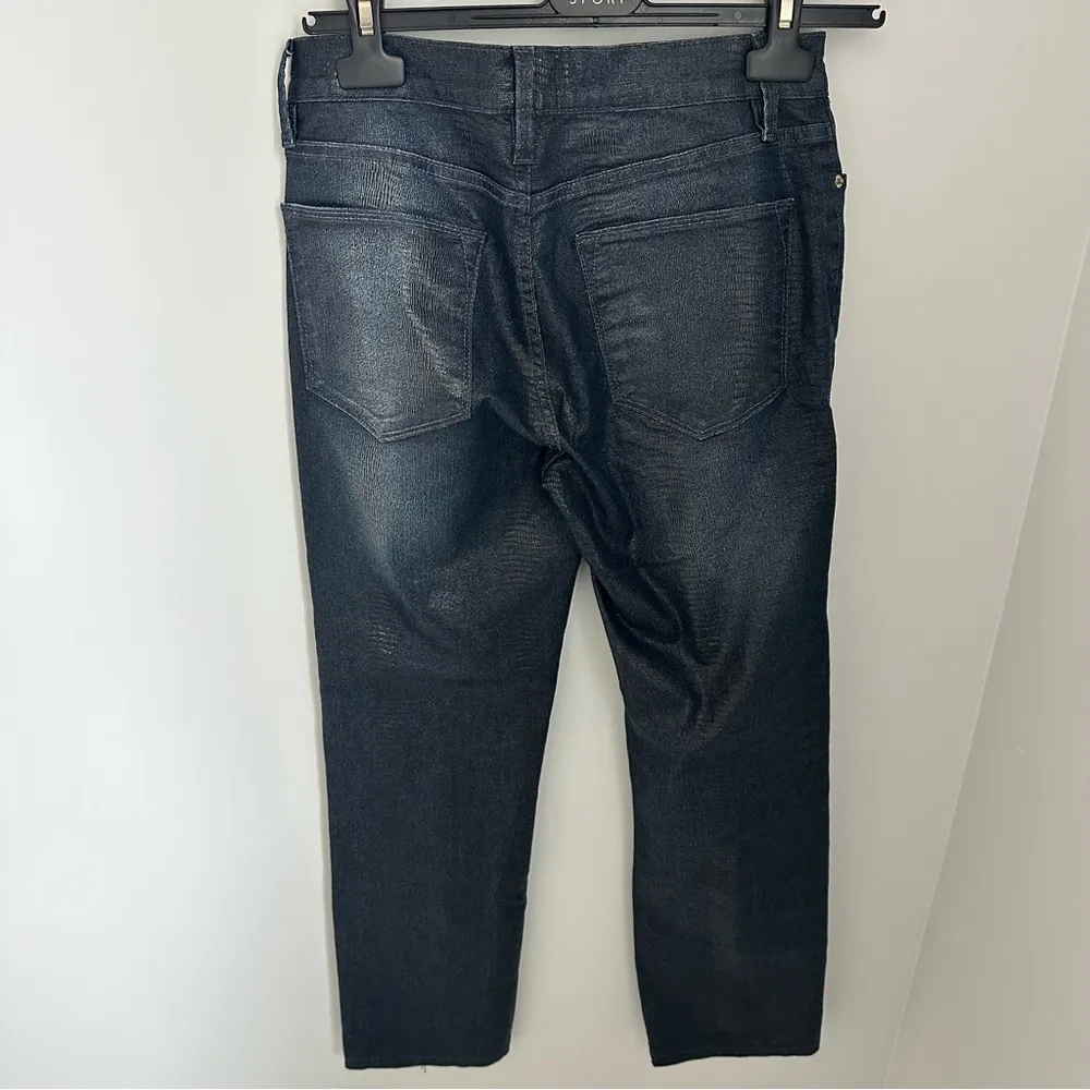 Frame Le High Straight in Indigo Lizard - Size 26 - Image 7