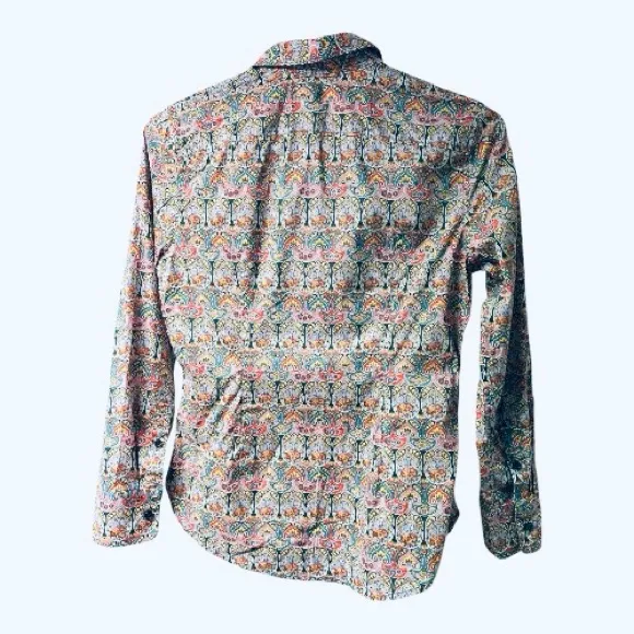 J.Crew slim-fit organic cotton shirt in the Liberty "Georgia Duke" print Size 2 - Image 5