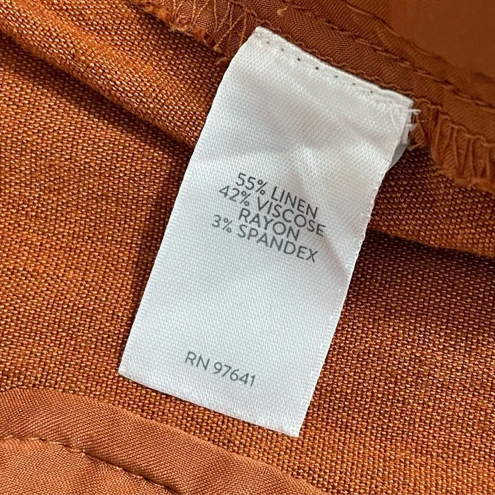 J. Jill Linen Stretch Cropped Pull - Image 7