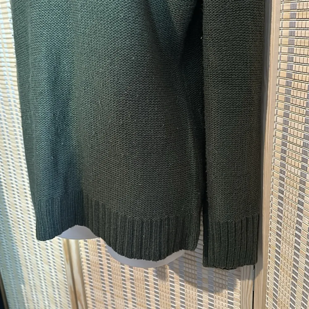 Natural Reflections Vintage 80s or 90s Forest Green Cowl Neck Sweater Large - Image 7