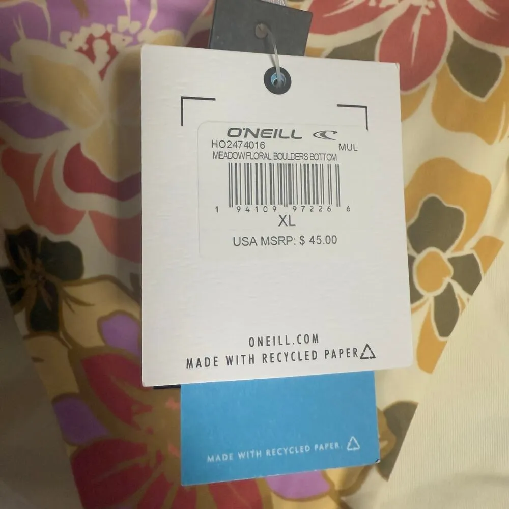 O’Neill Dalia Floral Cut Out Hipster Bikini Swimsuit Bottoms Size XL - Image 7