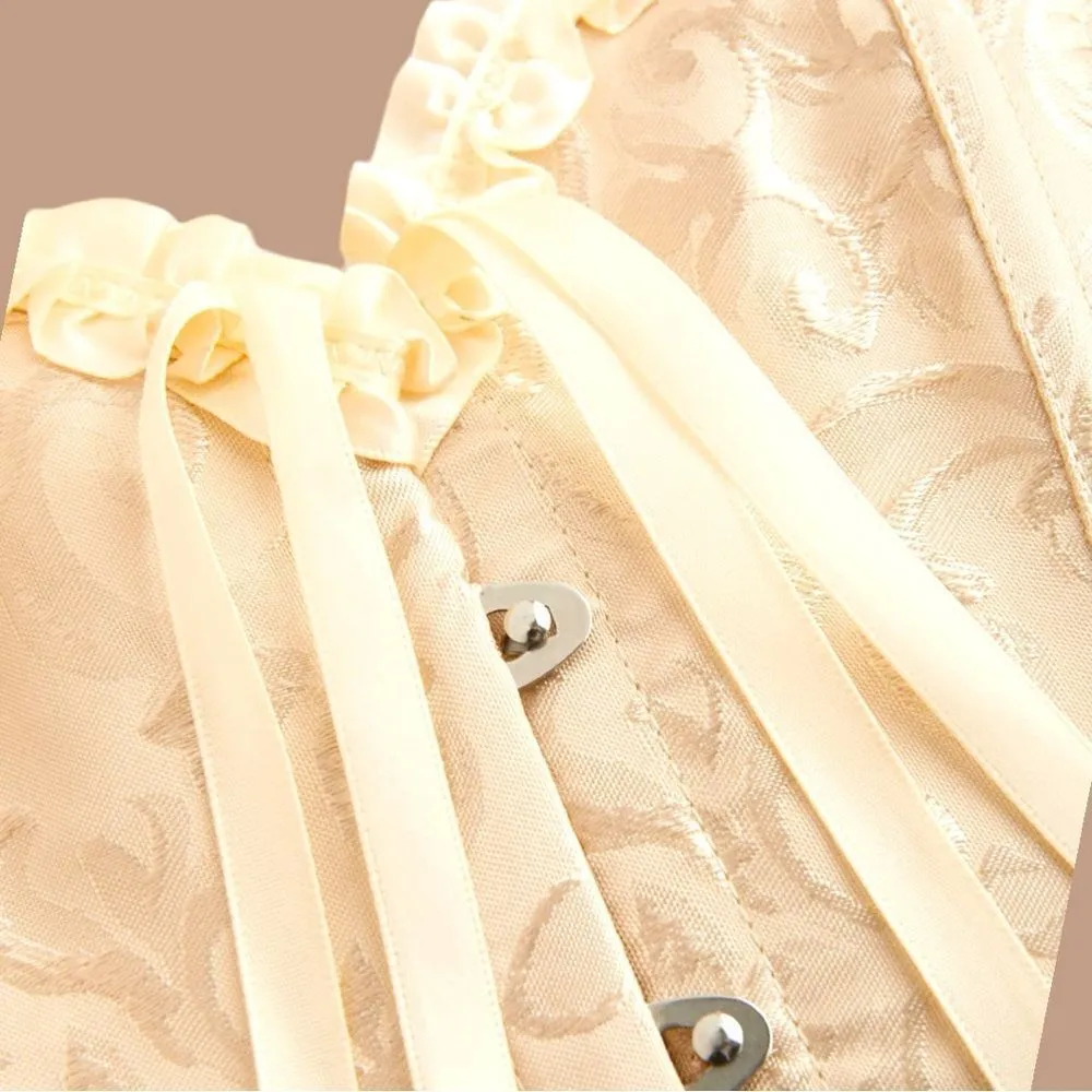 Super cute cream silky look bustier! New Size 3X - Image 9