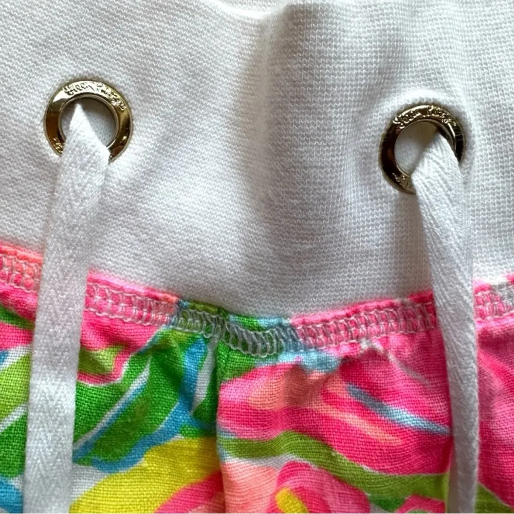 Lilly Pulitzer XS The Beach Pant - 100% Linen - Vibrant Floral Print - Image 5