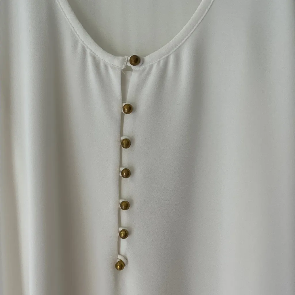 Naked Zebra White Button-Down Tank Top - Image 10