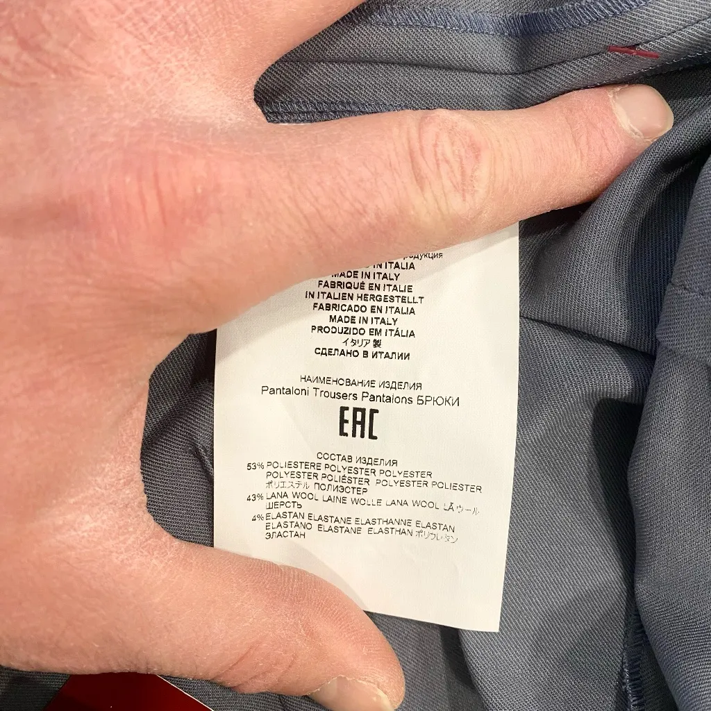 NWT Etro 44 Italian Women's Wool Blend Flare Bottom Dress Trousers - Image 13