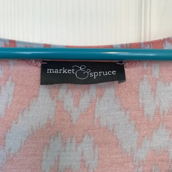 Market & Spruce‎ Size Large Printed Short Sleeve Top - Image 2