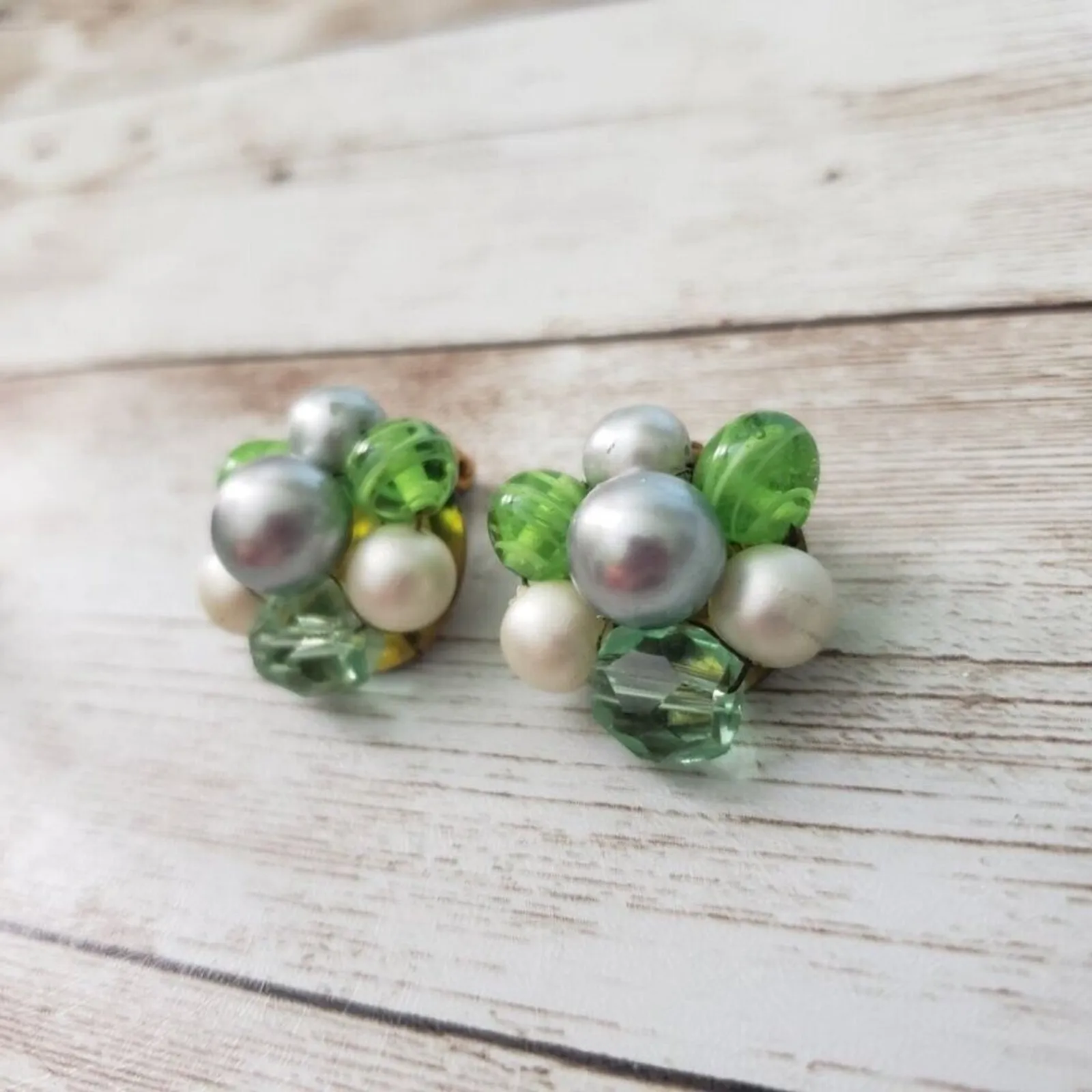 Vintage Clip On Earrings - Image 2