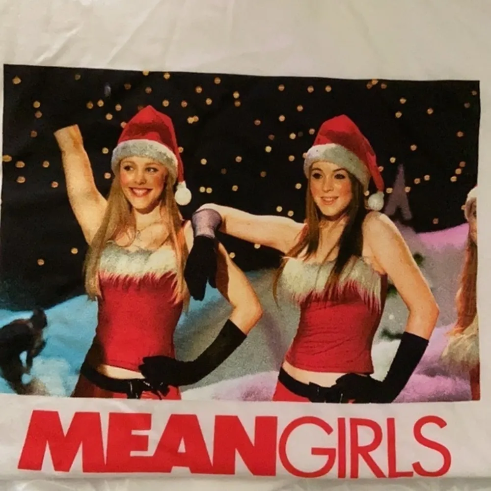 Mean Girls Holiday Graphic White Short Sleeve T - Image 3