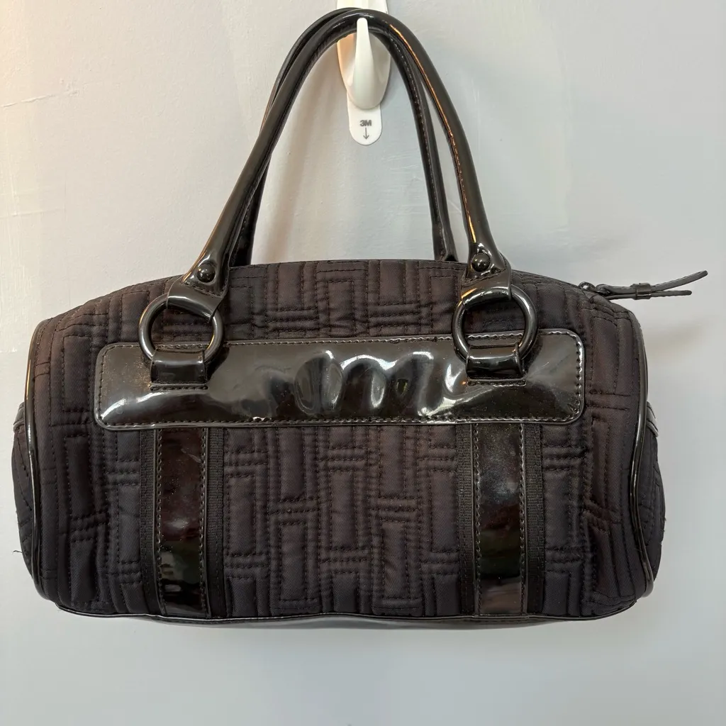 Vera Bradley Black Quilted Tote - Image 4