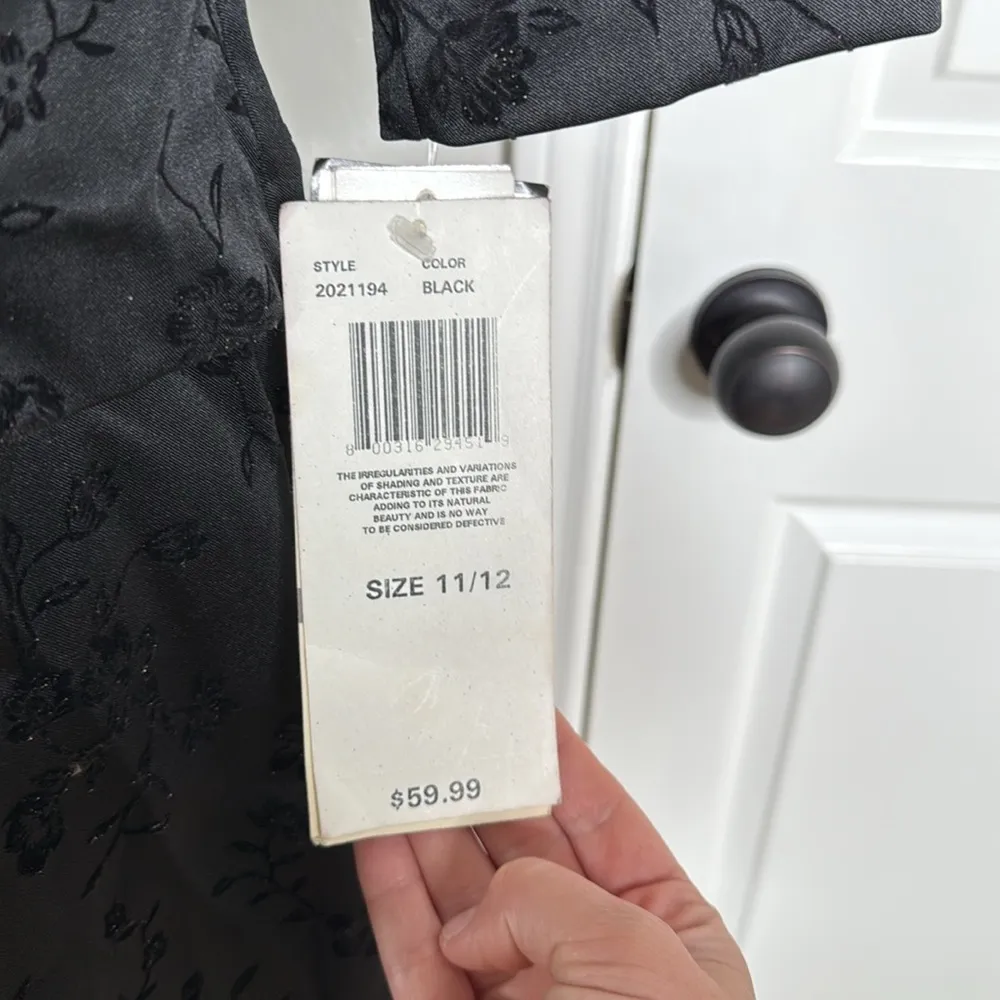 Y2k glitter tie front blazer and skirt set Black Size 10 - Image 7