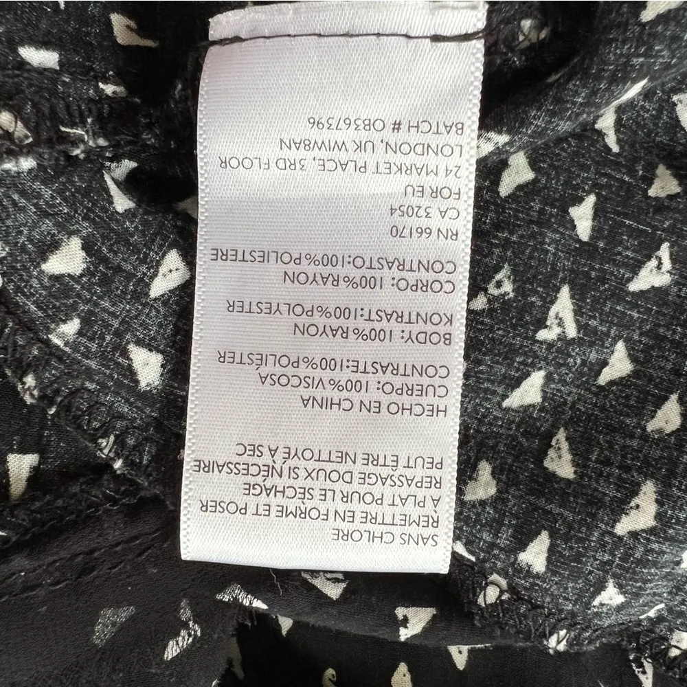 Silence + Noise Dress Polka Black Dot S (Jrs) Short Sleeve UO Mini Swing Party - Image 15