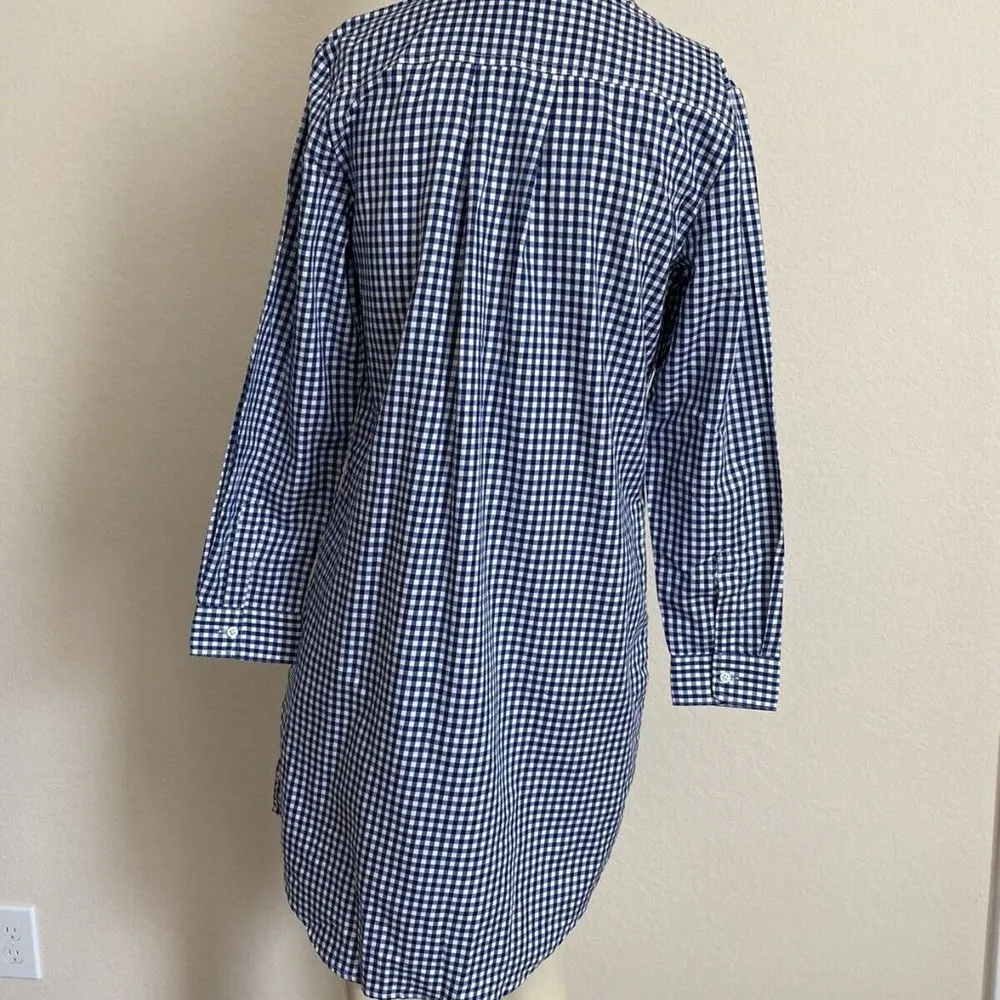 #14 NWT! Sz: XS, Navy Dakota Gingham Dress by Lauren James - Image 4