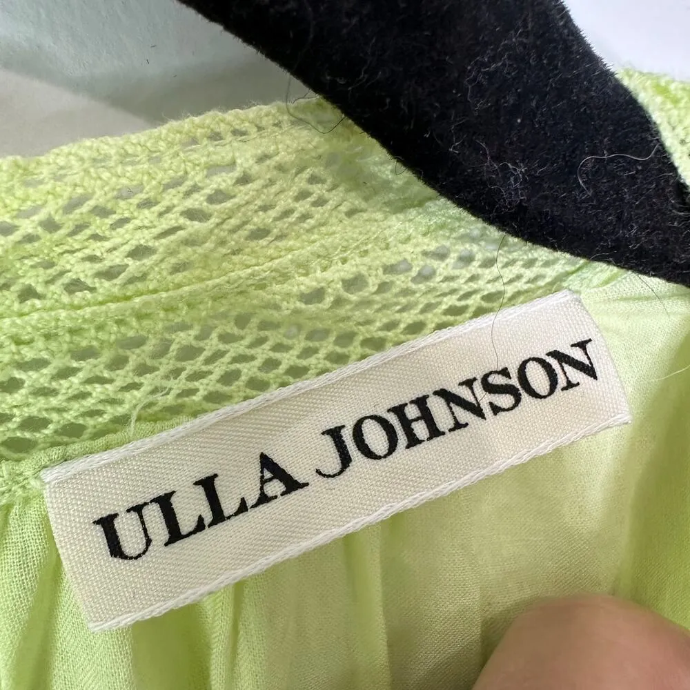 Ulla Johnson Annabella Cotton Embroidered Ruffle maxi Dress - Image 3