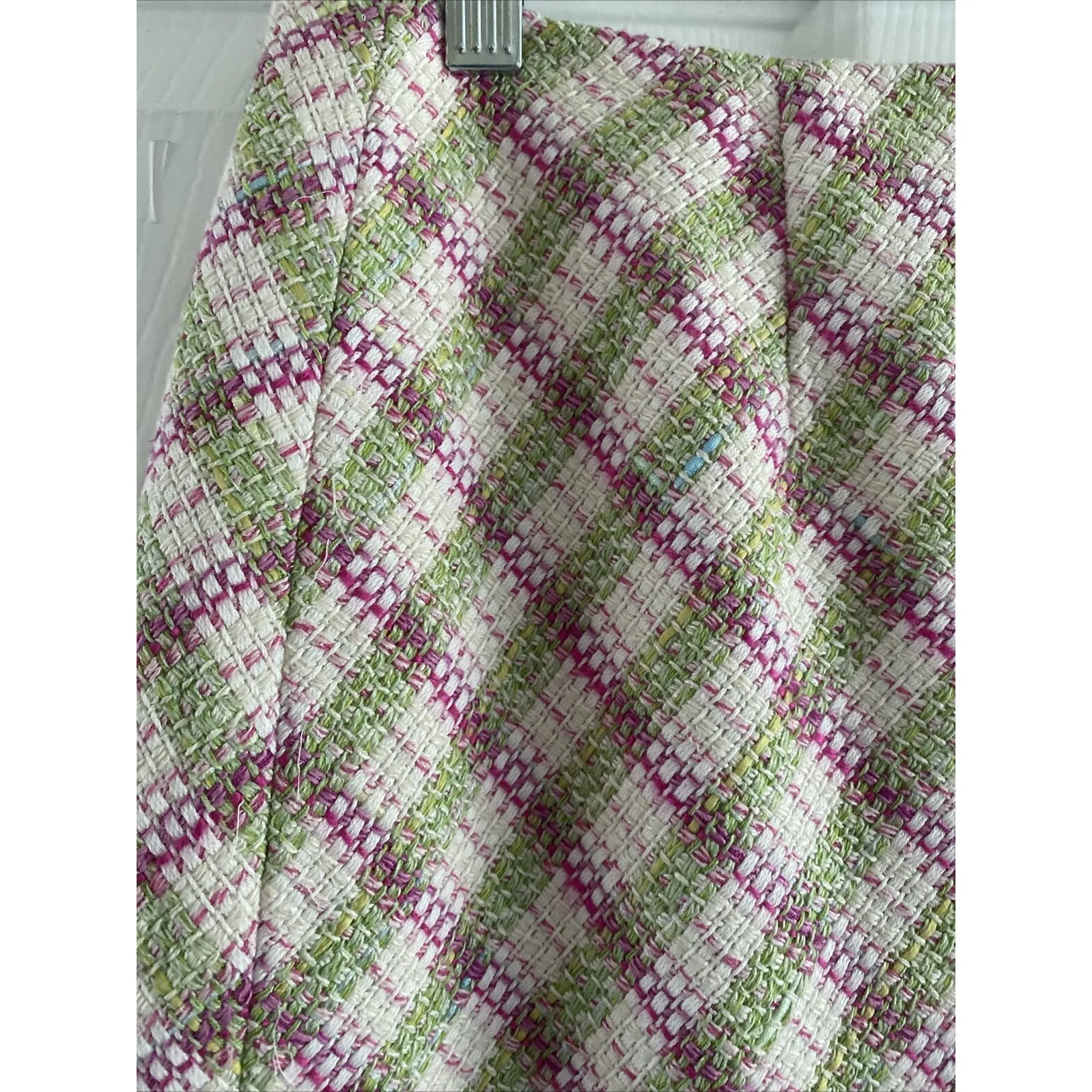 Carlisle Women's Womens 4 Silk Wool Pencil Skirt Pastel Old Money Fem Clean Girl - Image 2