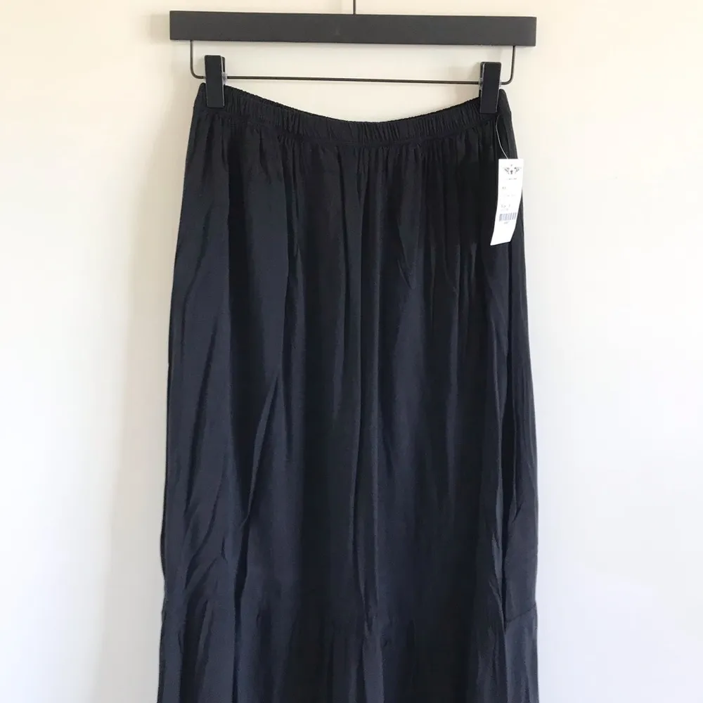 Hard Tail Two Tiered Maxi Skirt Black Size M - Image 4