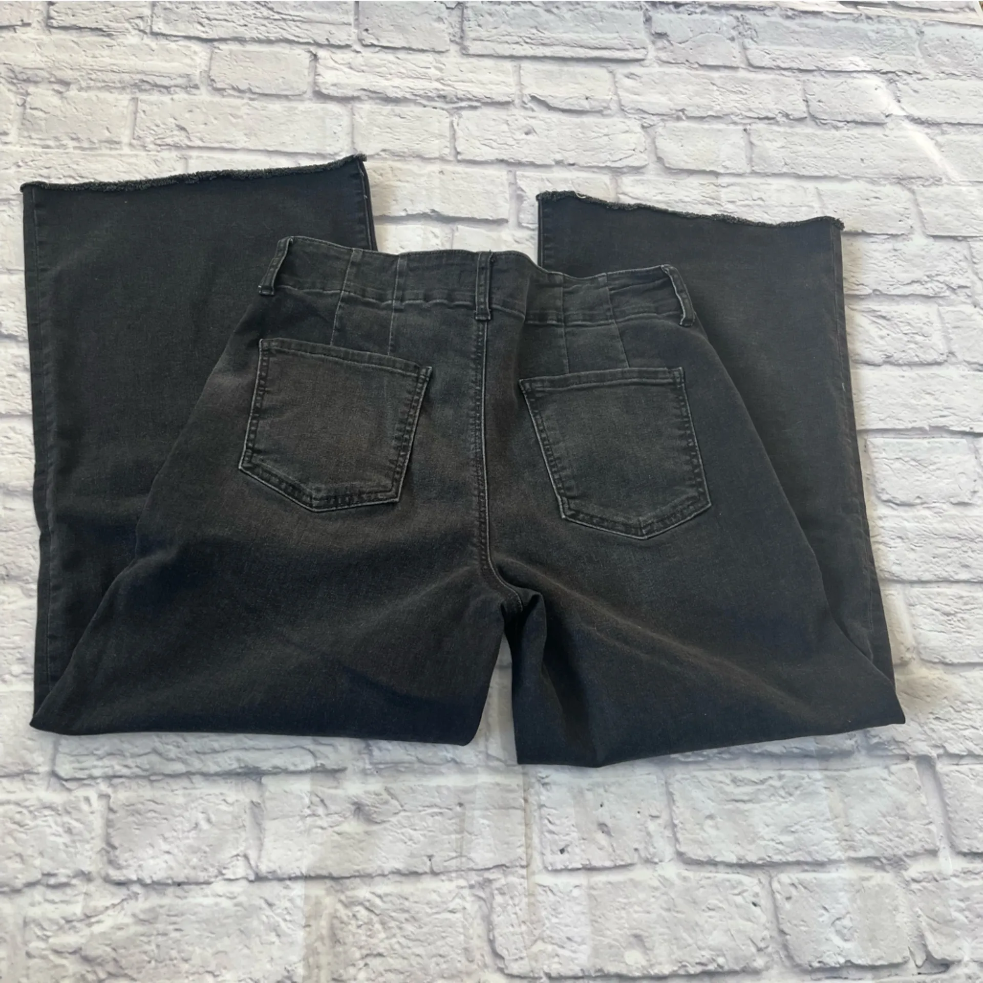 Kut from the kloth Wide-Leg soft Black trouser Jeans 10 - Image 4