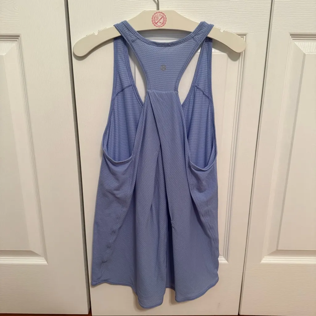 Lululemon Essential Tank *Scallop Texture in Hydrangea Blue - Image 4