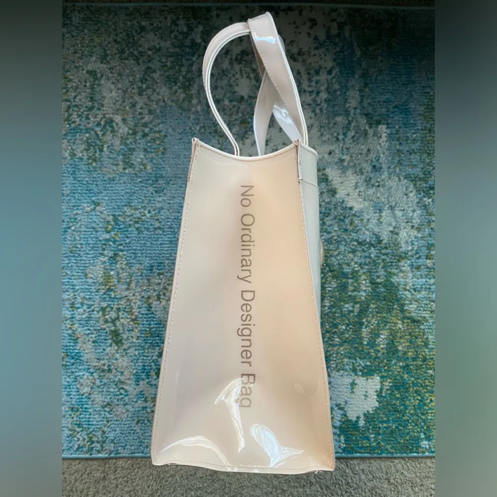 Ted Baker London nude medium PVC Icon bow tote bag - Image 4