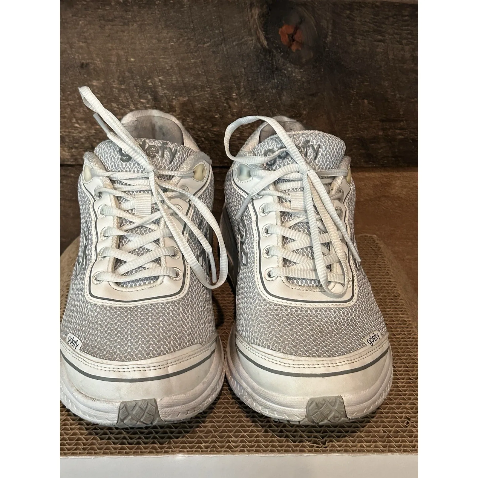 Gravity Defyer Gdefy Mighty Walk Womens Size 9 White Gray Running Shoes‎ SOLD - Image 5