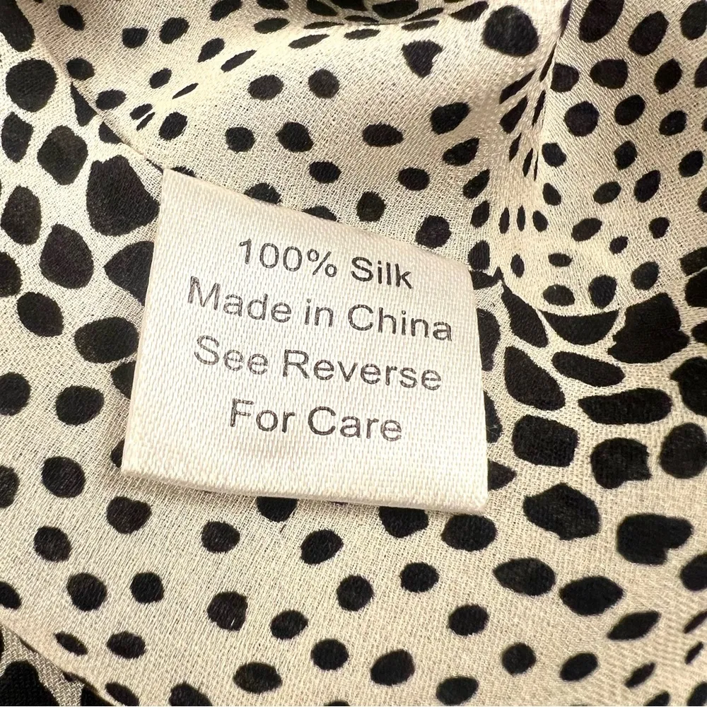 Parker 100% Silk Animal Print Mini Dress - Image 9