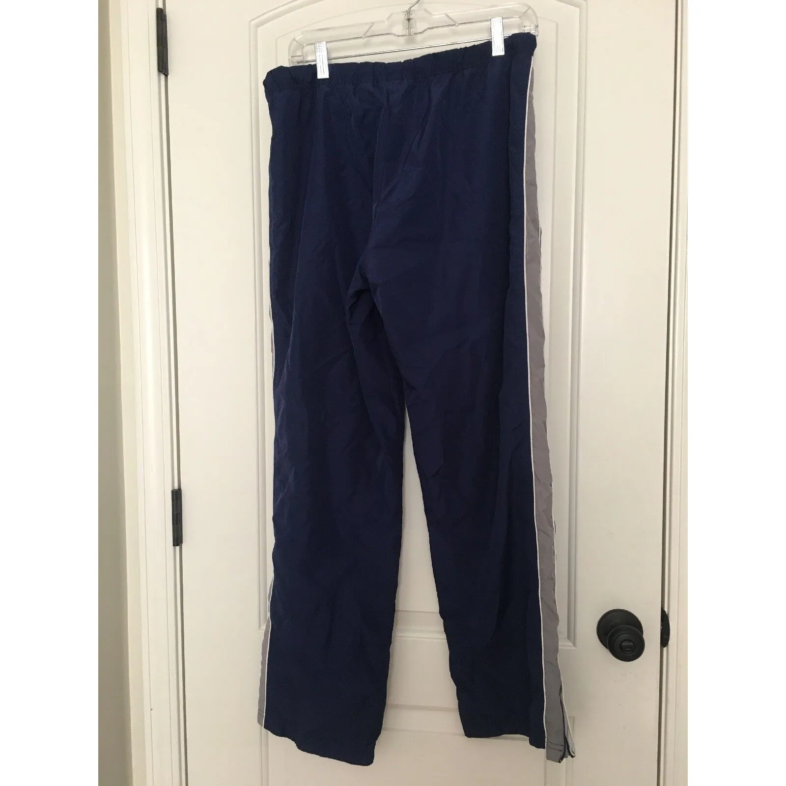 Gloria Vanderbilt Women's Track Pants Blue Gray Active Athletic Size Large - Image 6