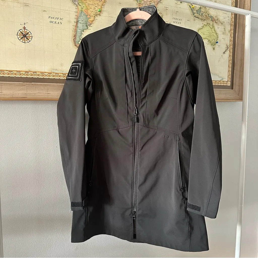 5.11 Atlas Tactical Zip Trench Jacket XS NWOT - Image 2