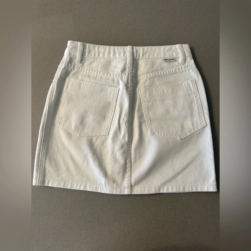Good Life Denim Skirt White / Size 26 - Image 8