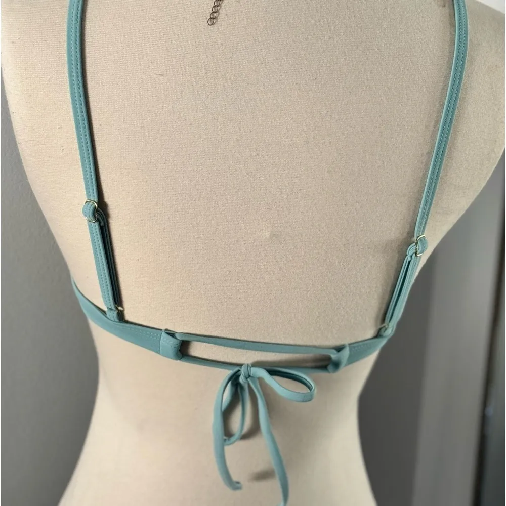 MINT GREEN STRING VELVET SPANDEX BIKINI SET - Image 3