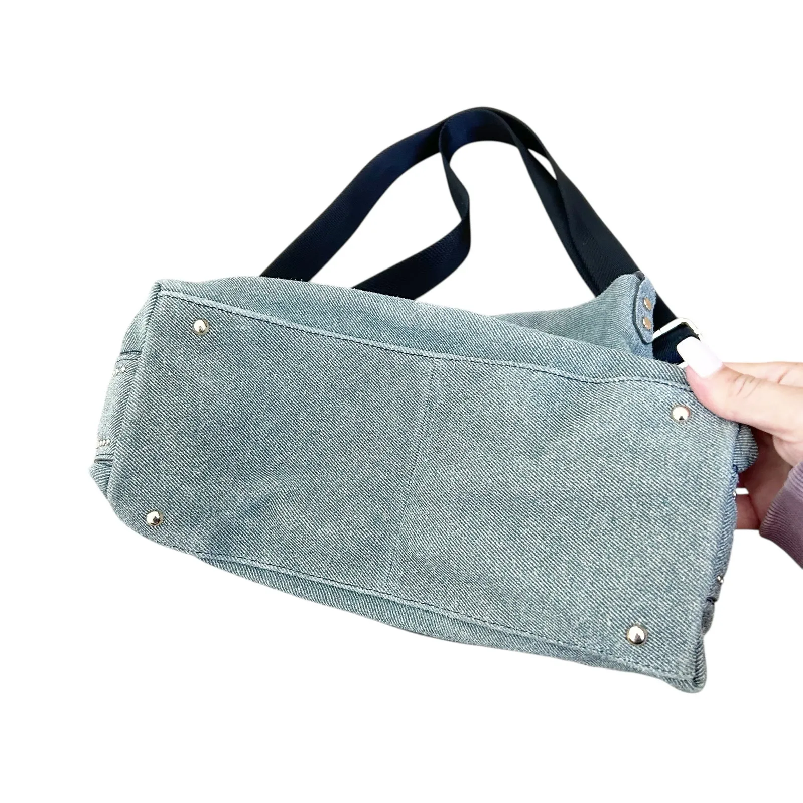 Aimee Kestenberg Denim Flap Slouchy Crossbody - Image 3